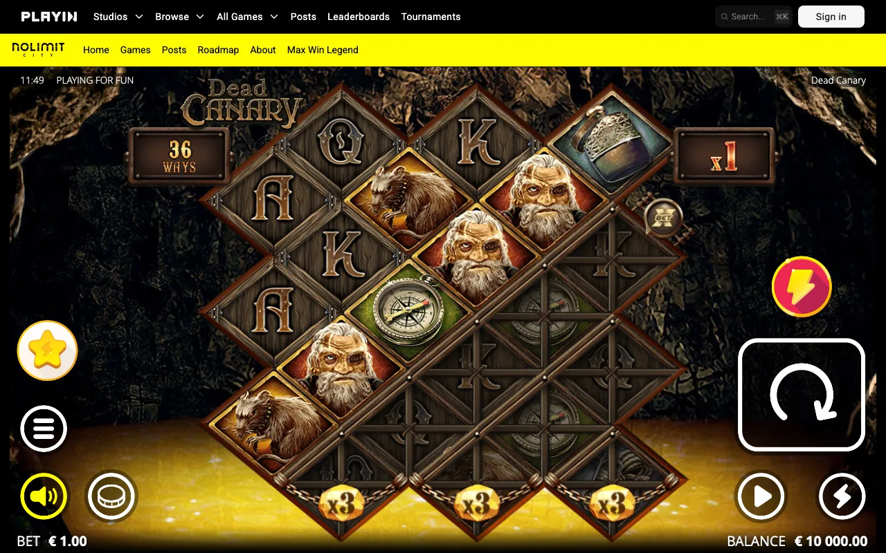 The base game — Dead Canary