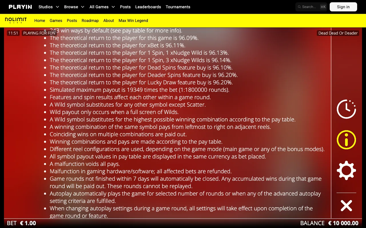 Game rules, page 3 — Dead, Dead or Deader