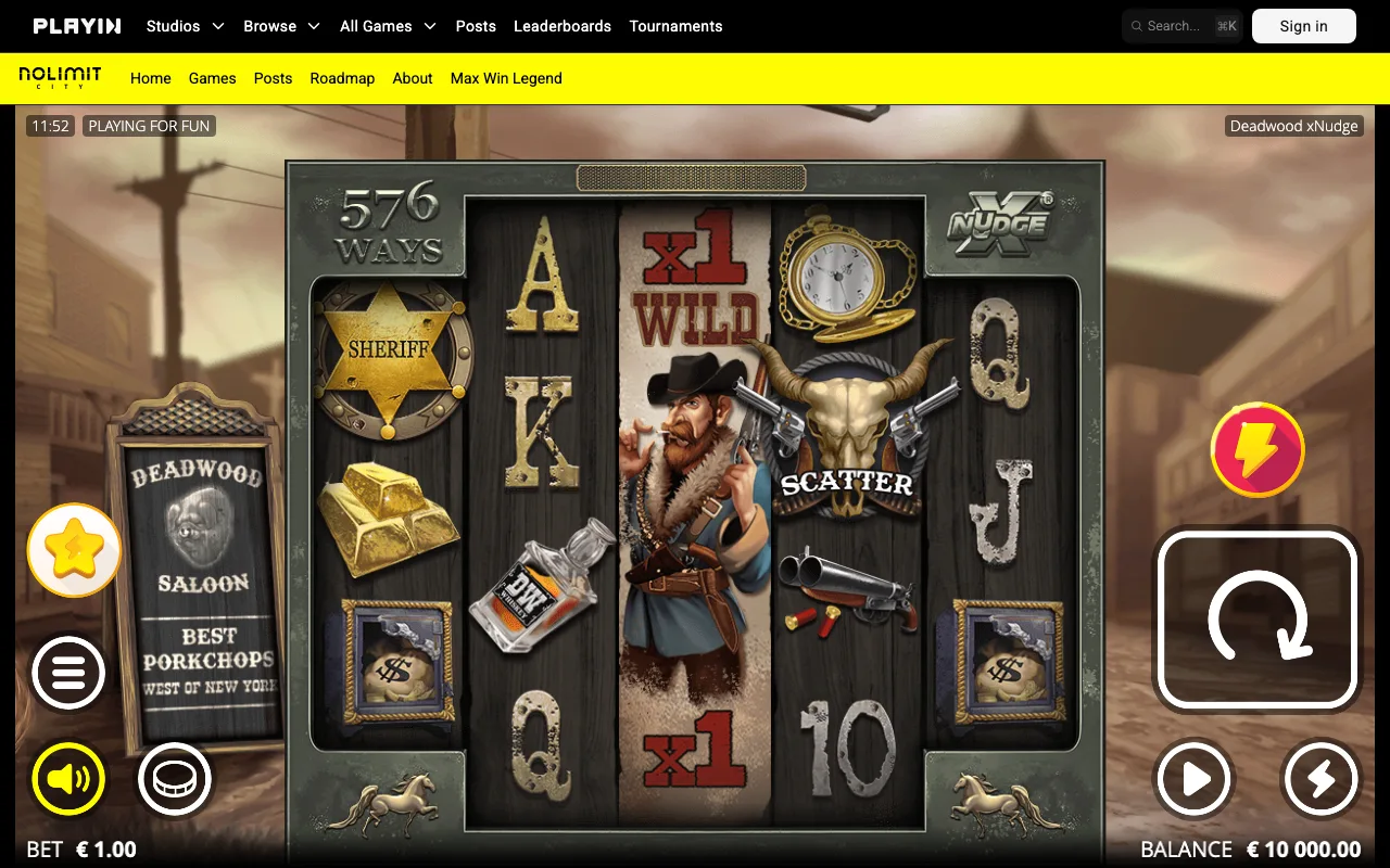The base game — Deadwood xNudge®