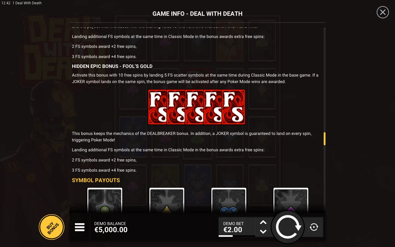Game rules, page 9 — Deal With Death