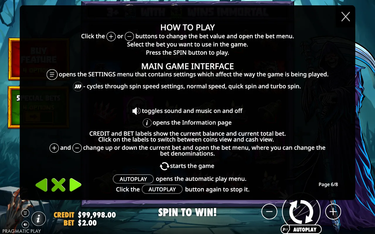 How to play — Death Dominion