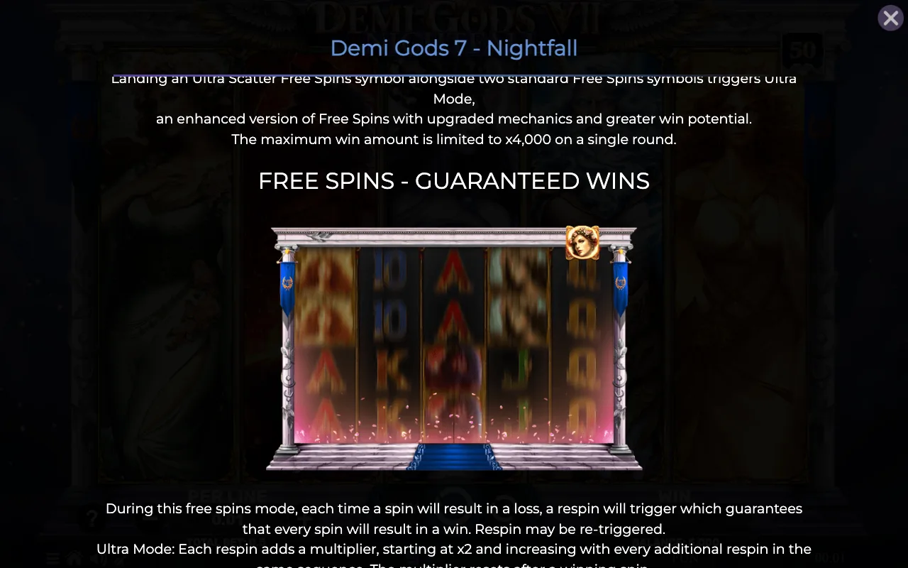 Game rules, page 2 — Demi Gods 7 Nightfall