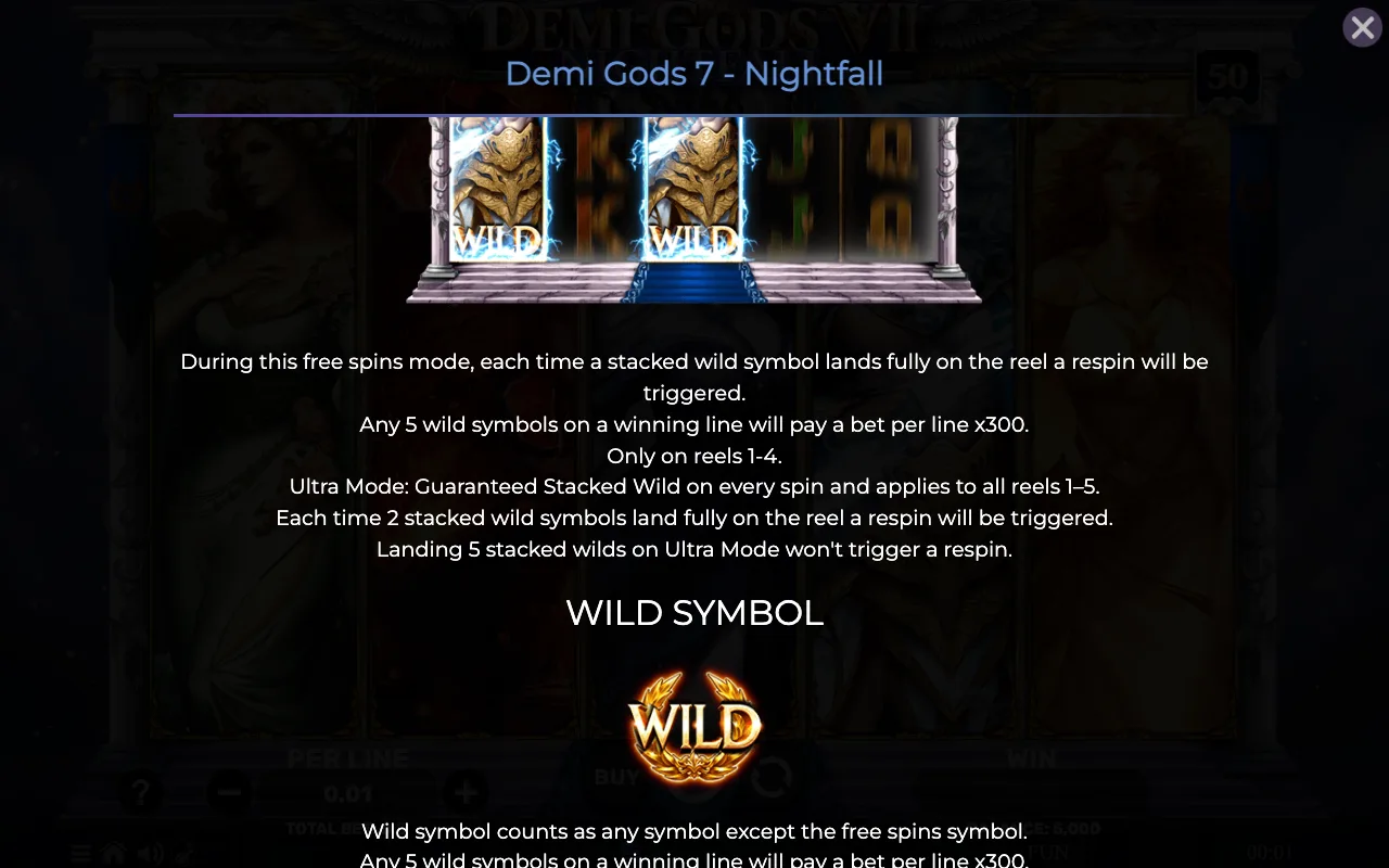 Game rules, page 4 — Demi Gods 7 Nightfall