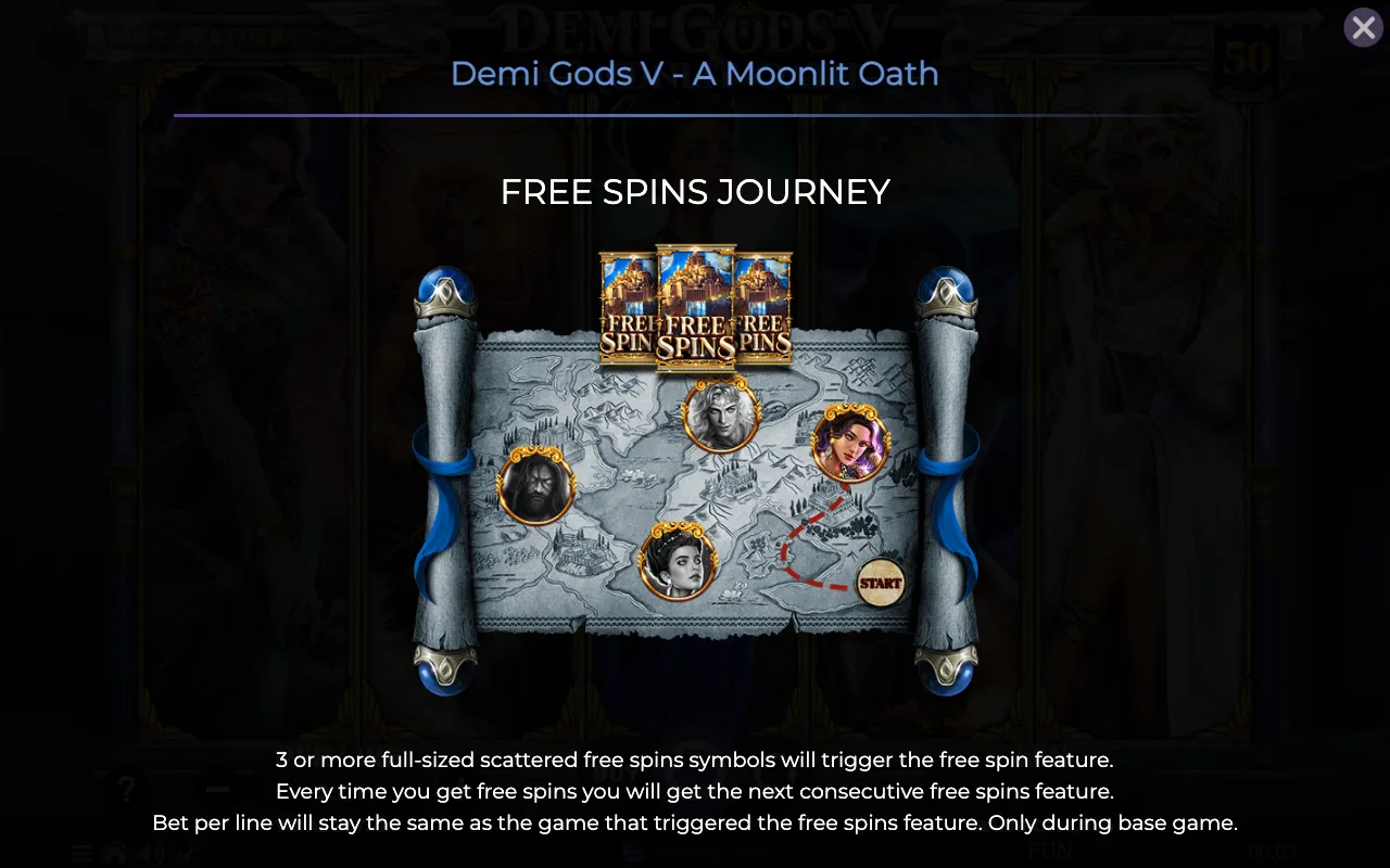 Game rules, page 1 — Demi Gods v a Moonlit Oath