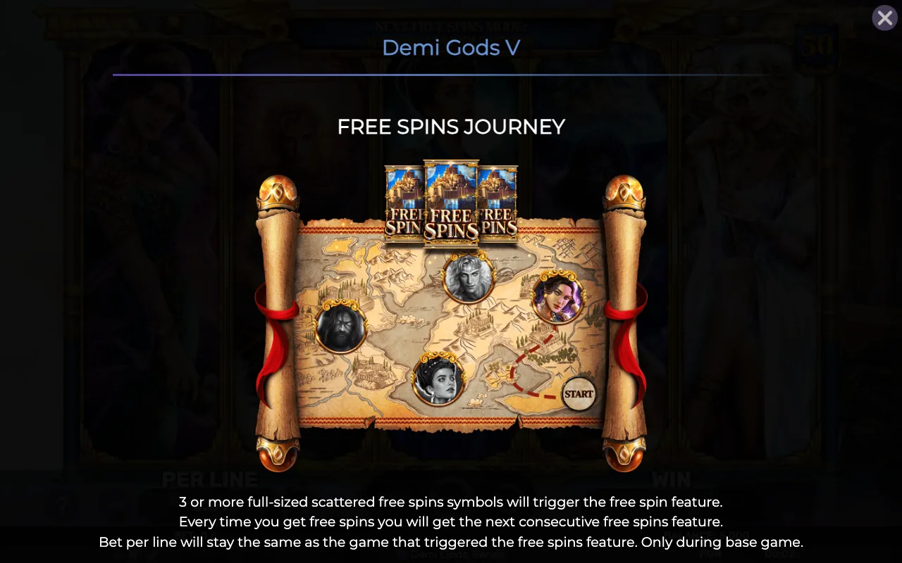 Game rules, page 1 — Demi Gods v