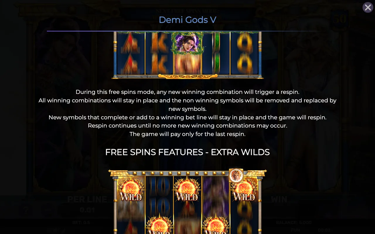 Game rules, page 2 — Demi Gods v