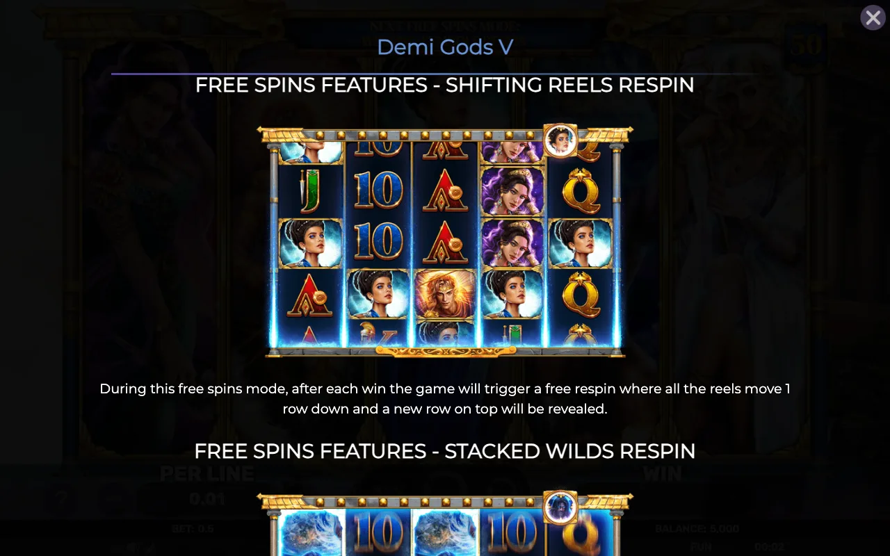 Game rules, page 3 — Demi Gods v
