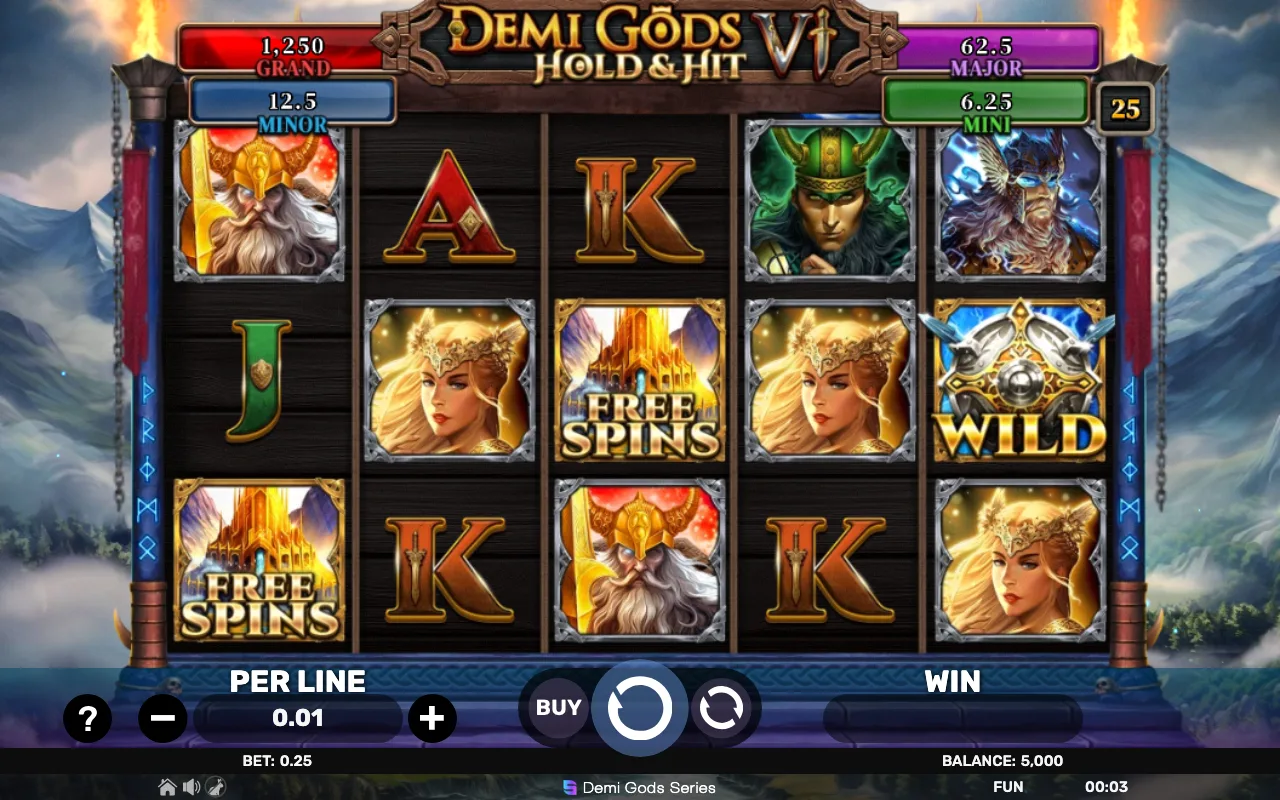 The base game — Demi Gods vi Hold Hit