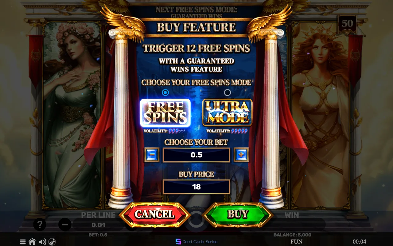 Buying the feature — Demi Gods Vii