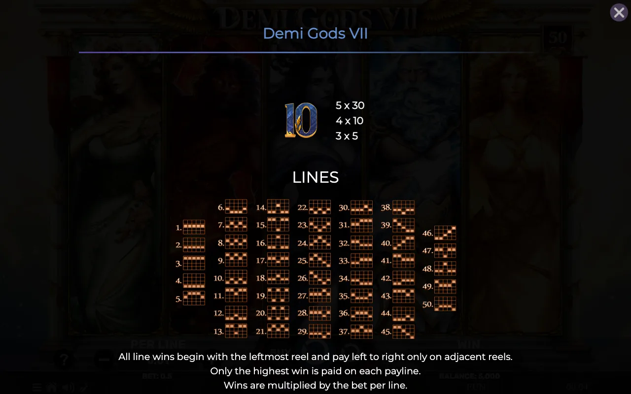 Lines — Demi Gods Vii