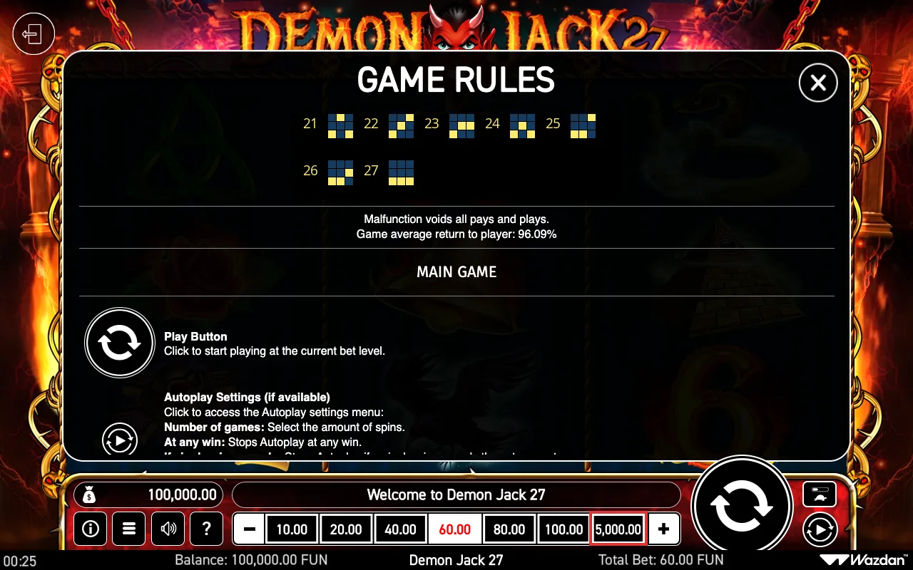 Game rules, page 4 — Demon Jack 27