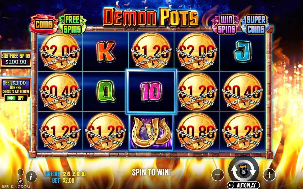 The base game — Demon Pots