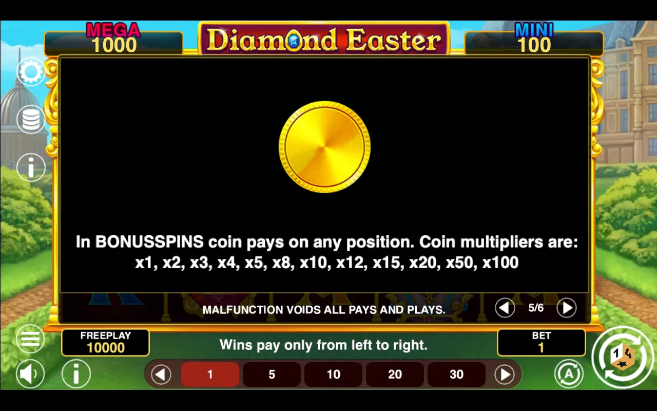Game rules, page 5 — Diamond Easter