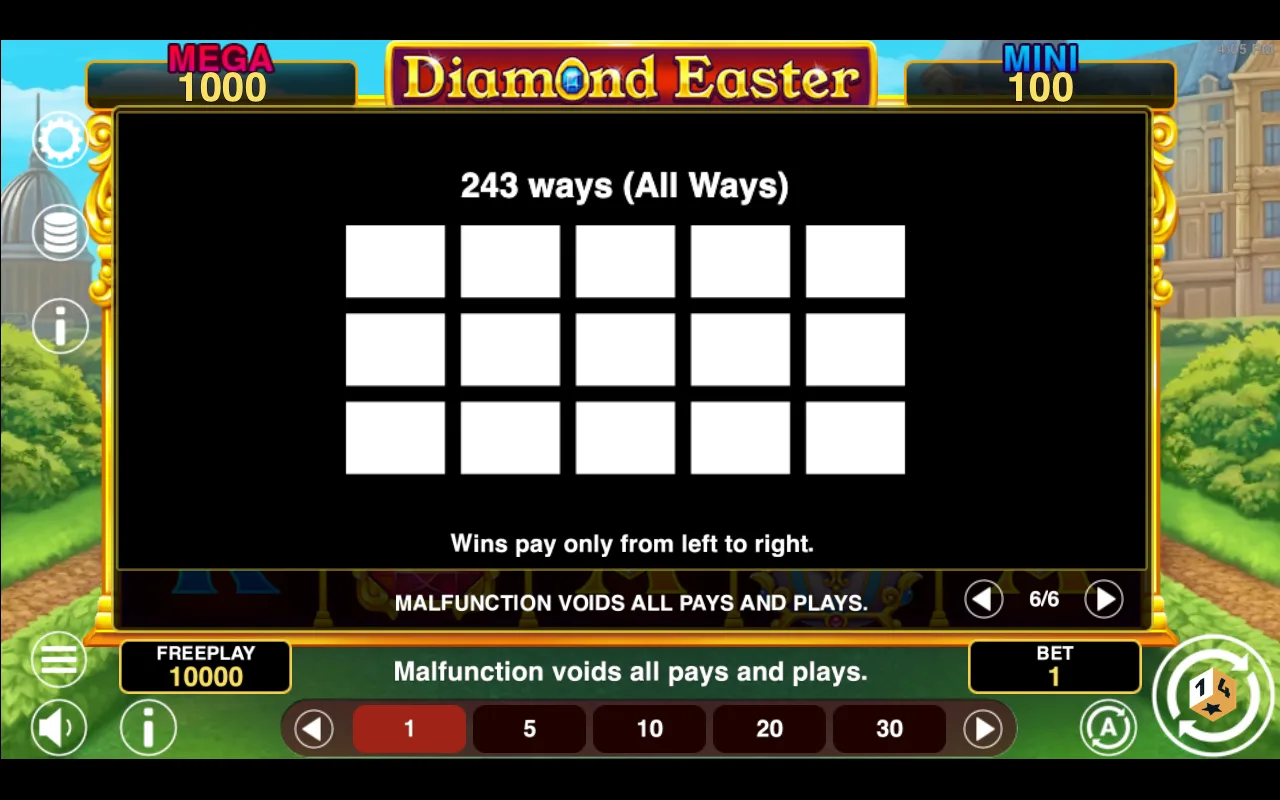 Game rules, page 6 — Diamond Easter