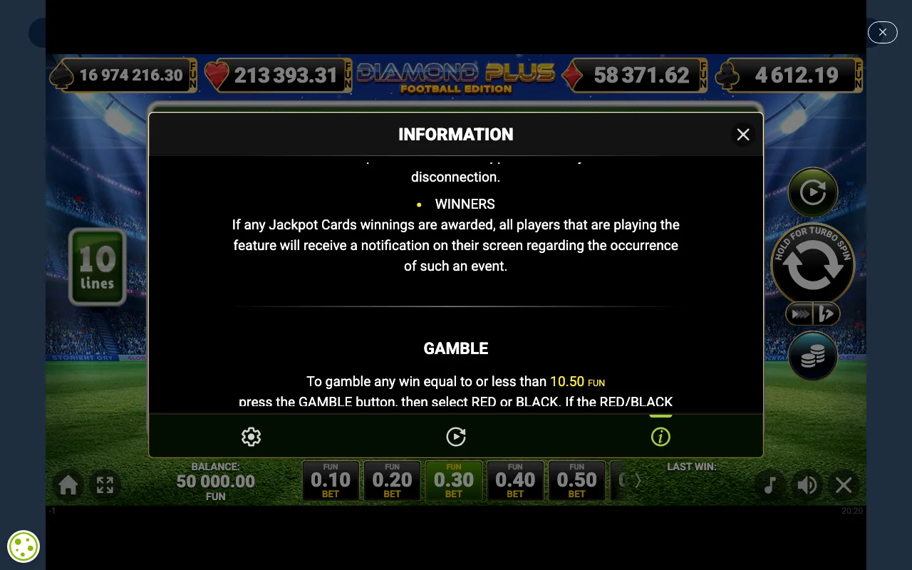 Game rules, page 3 — Diamond Plus Football Edition