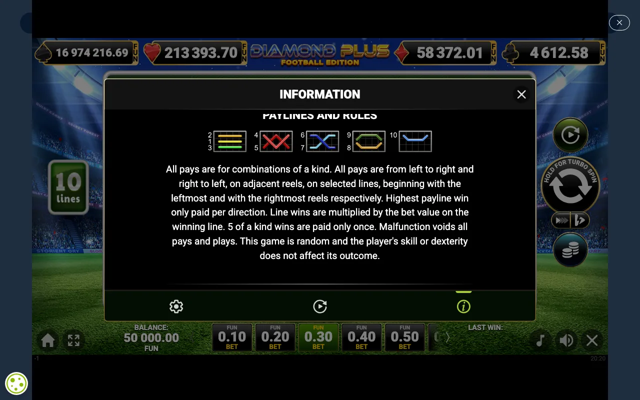 Game rules, page 4 — Diamond Plus Football Edition