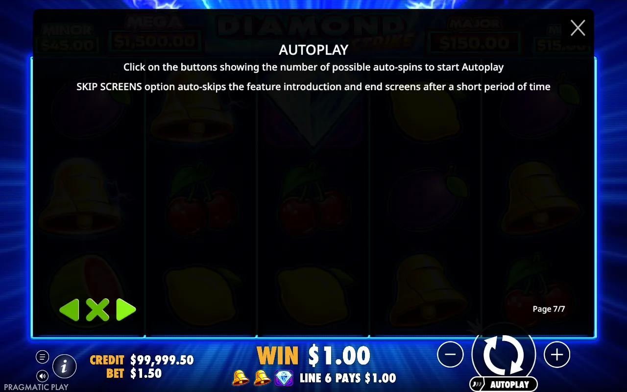 Autoplay — Diamond Strike