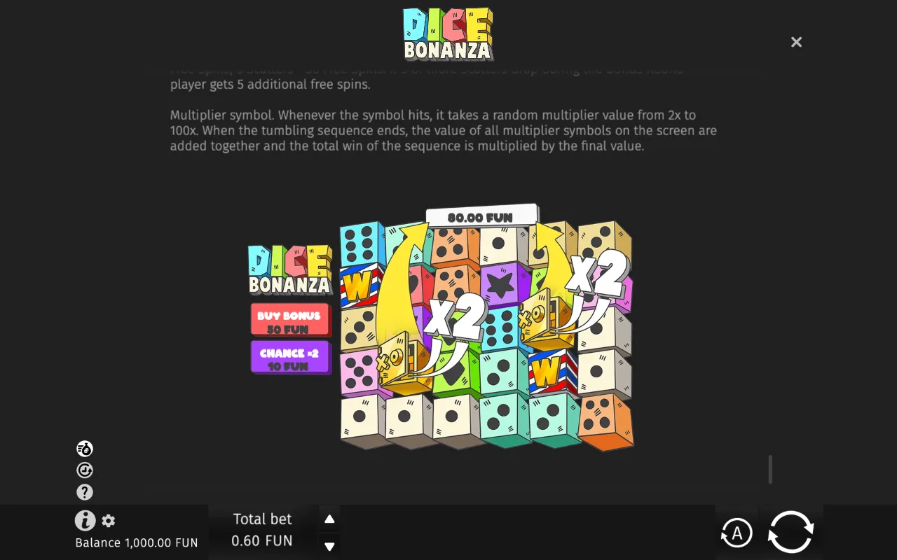 Game rules, page 5 — Dice Bonanza
