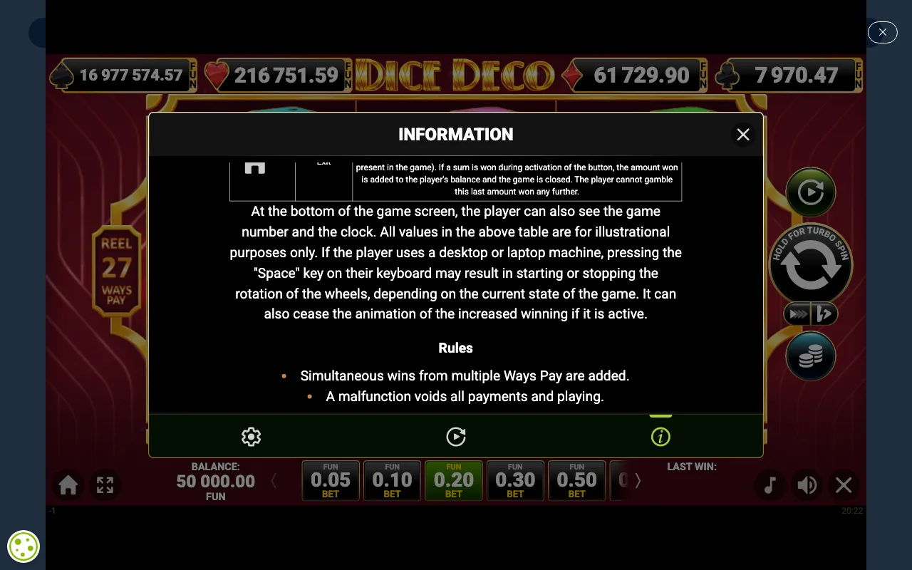 Game rules, page 6 — Dice Deco