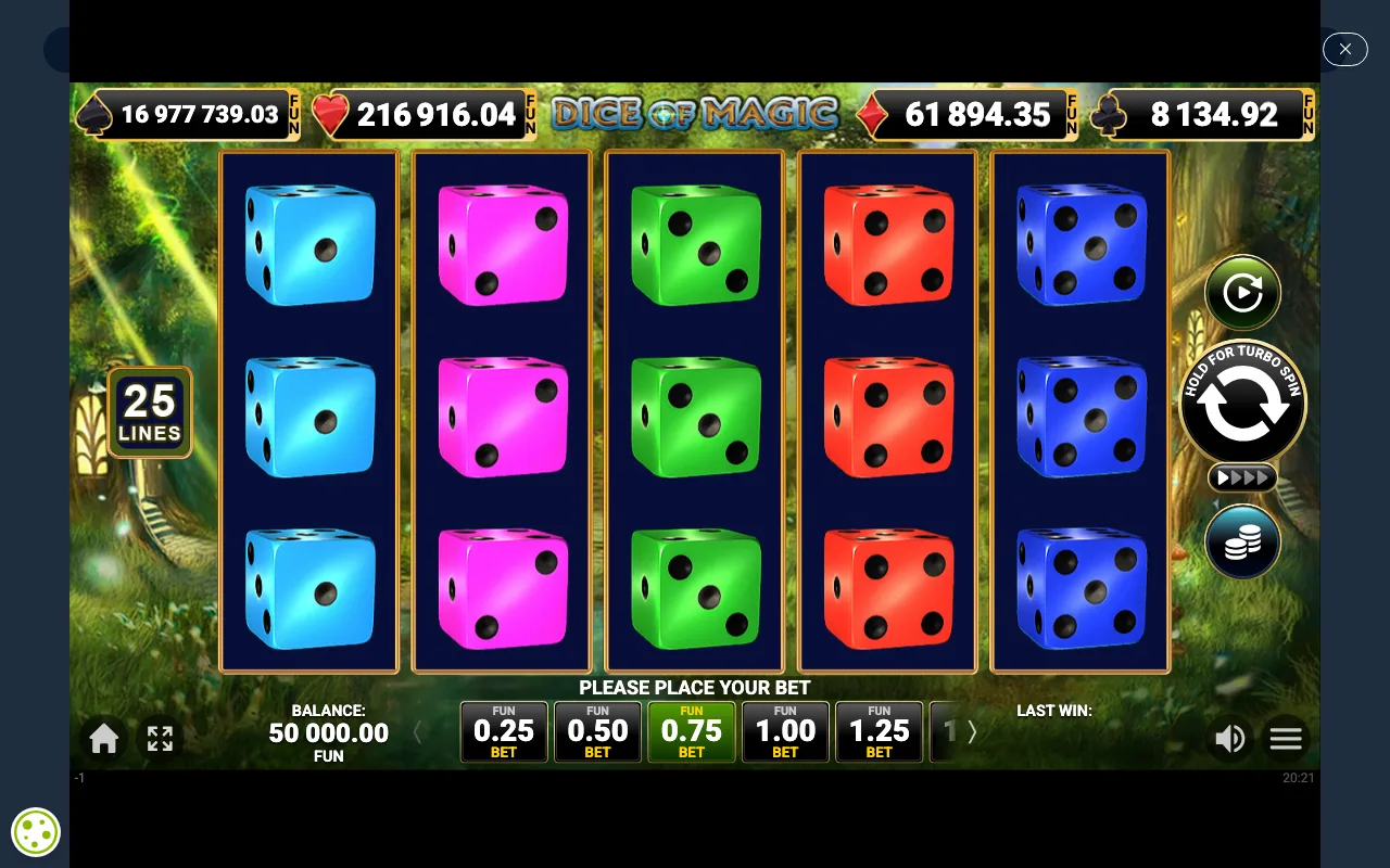 The base game — Dice of Magic