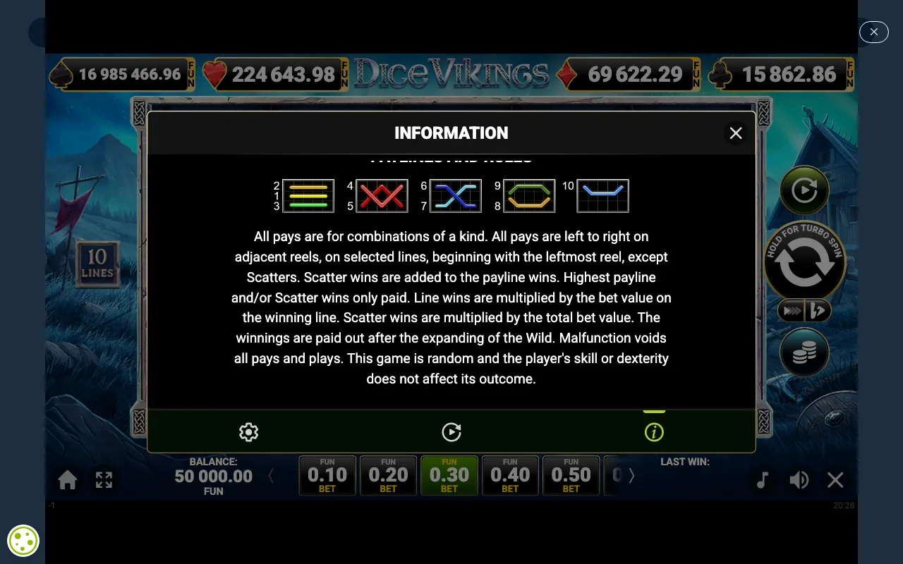 Game rules, page 6 — Dice Vikings