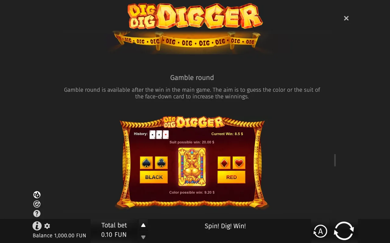 Game rules, page 4 — Dig Dig Digger