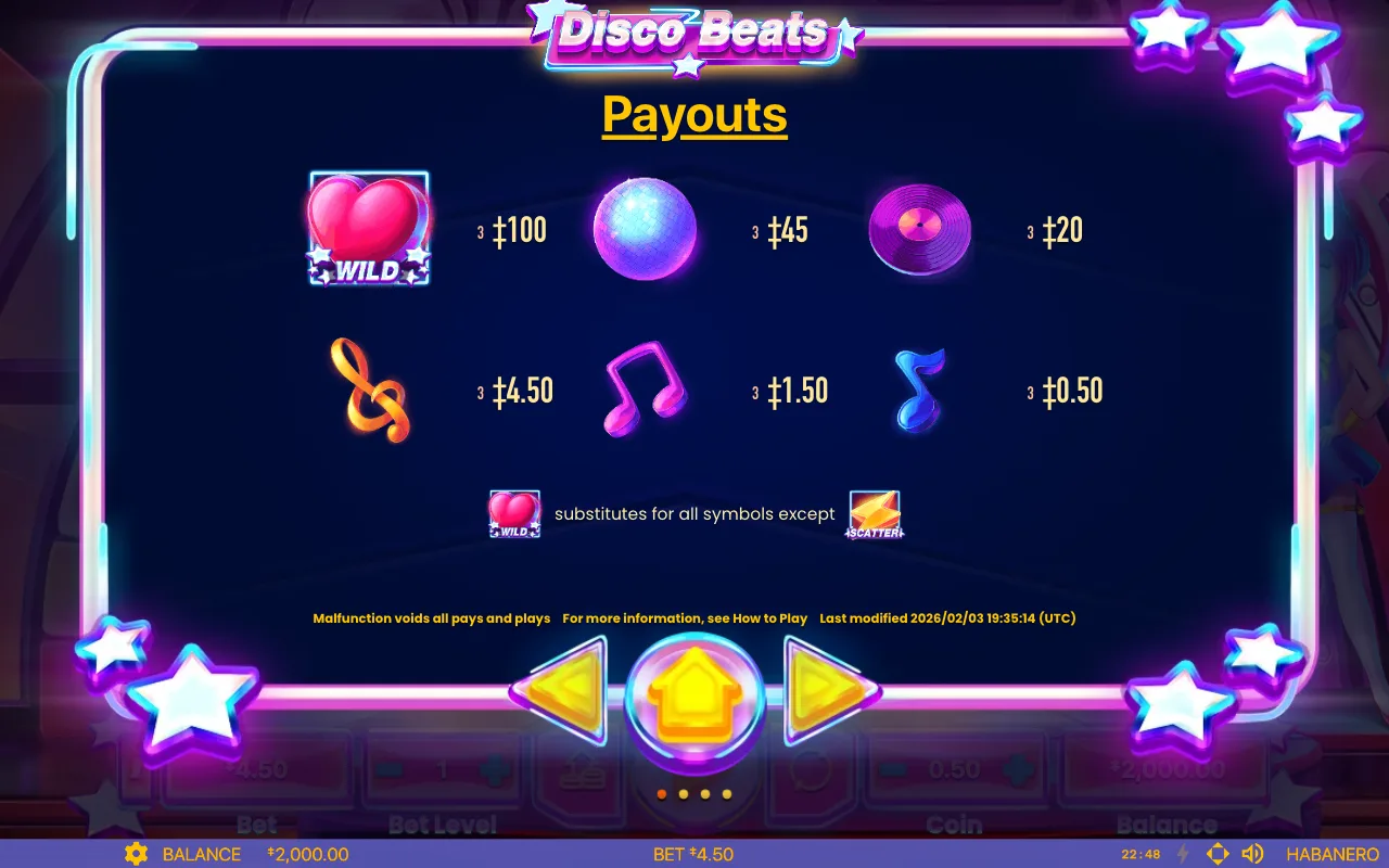 Game rules, page 3 — Disco Beats