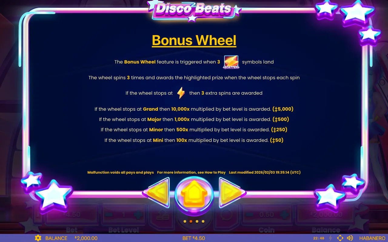 Game rules, page 4 — Disco Beats