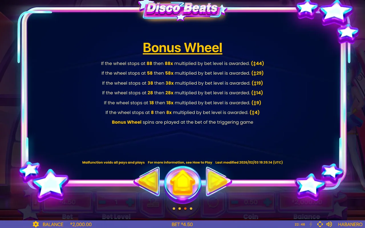 Game rules, page 5 — Disco Beats