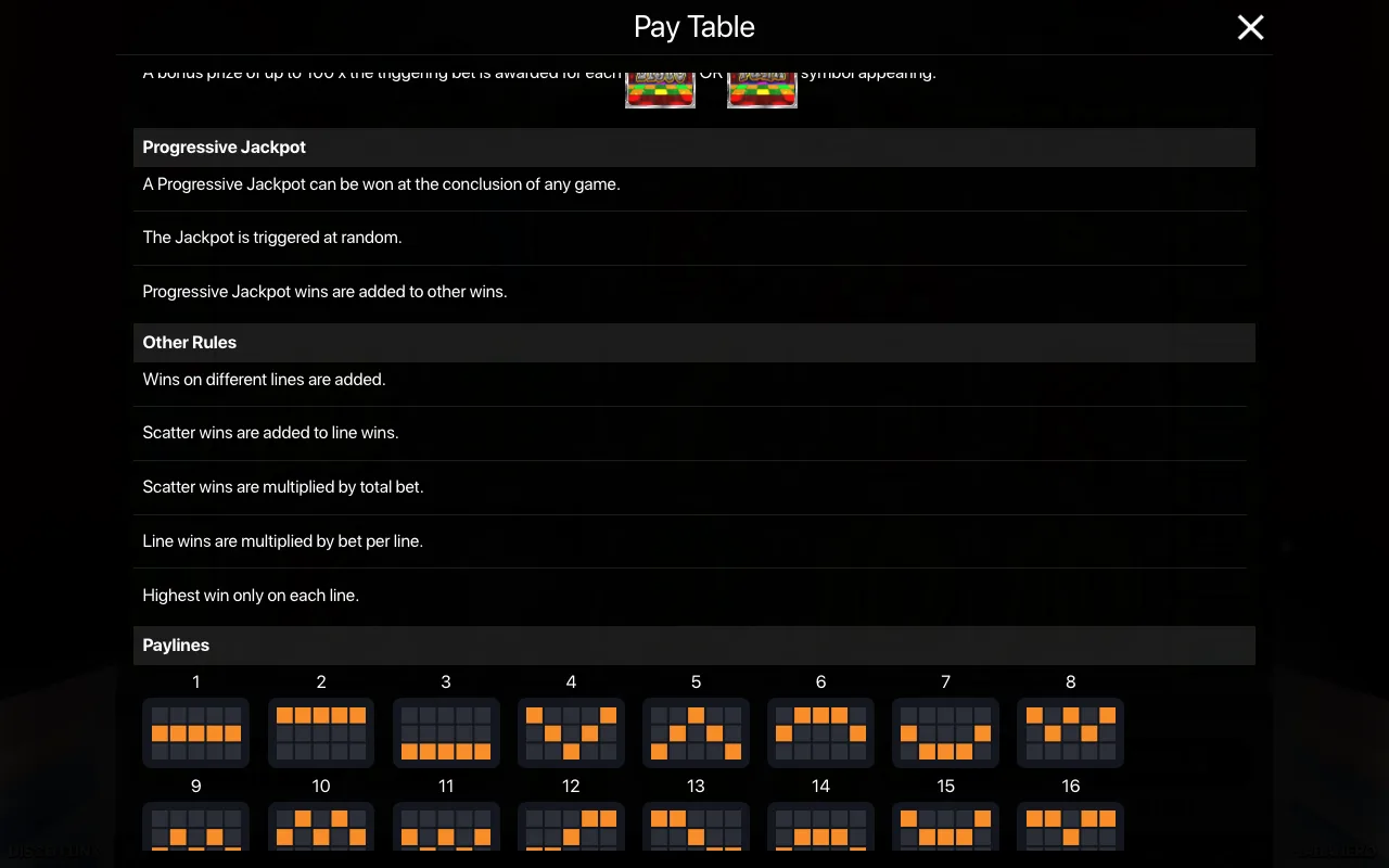 Game rules, page 7 — Disco Funk