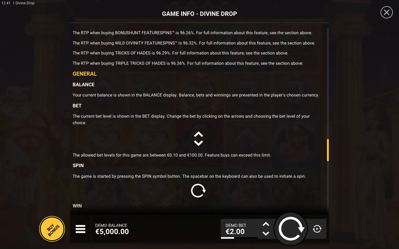 General — Divine Drop