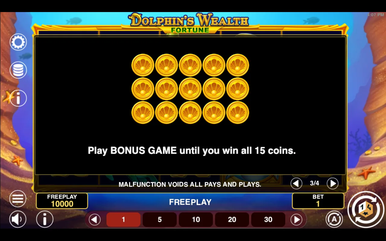 Game rules, page 3 — Dolphins Wealth Fortune
