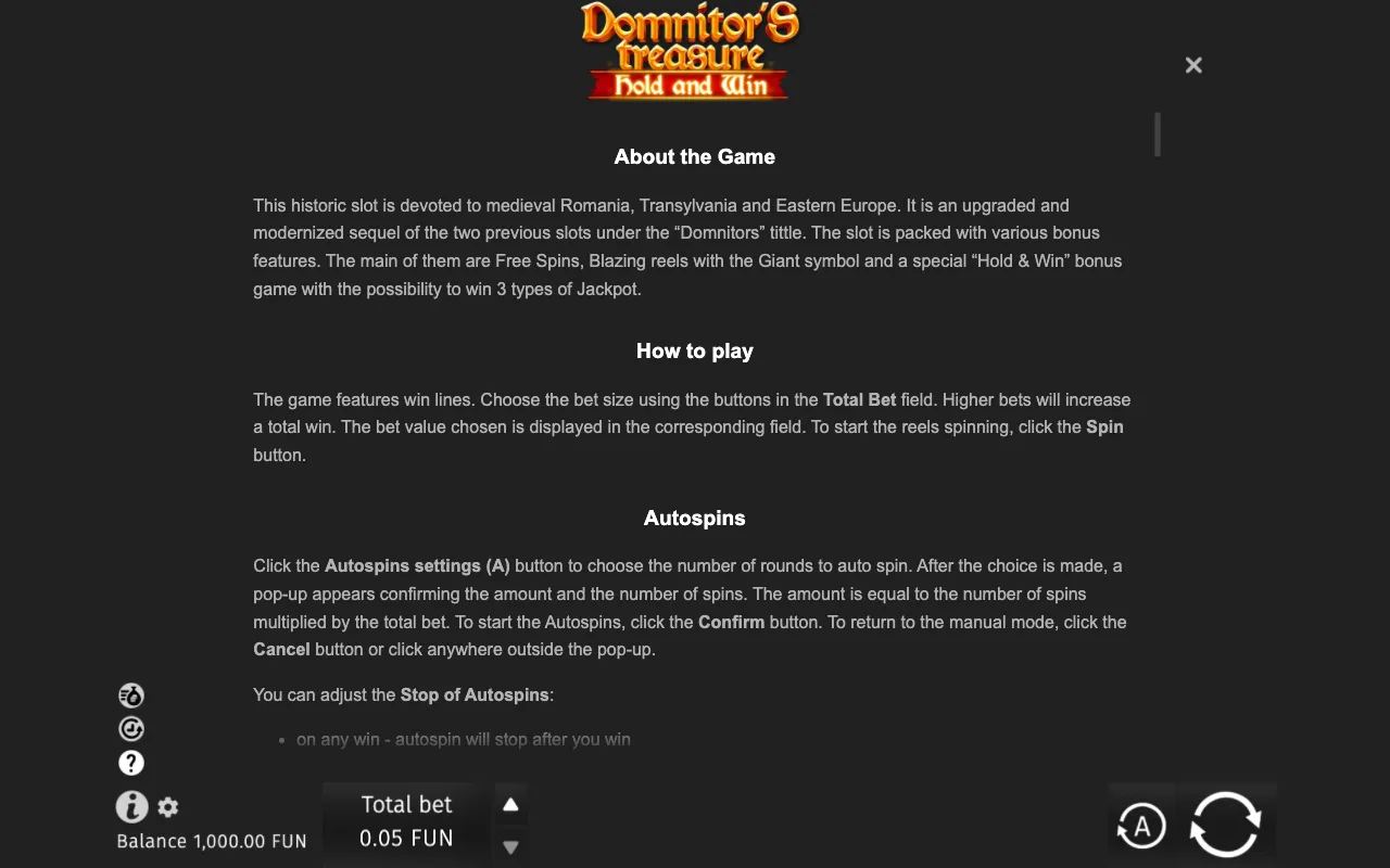 Game rules, page 6 — Domnitor's Treasure