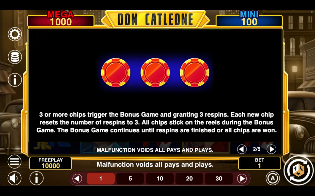 Game rules, page 2 — Don Cat Leone Hold And Win