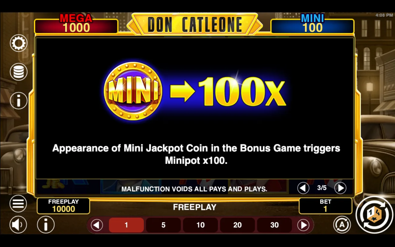 Game rules, page 3 — Don Cat Leone Hold And Win
