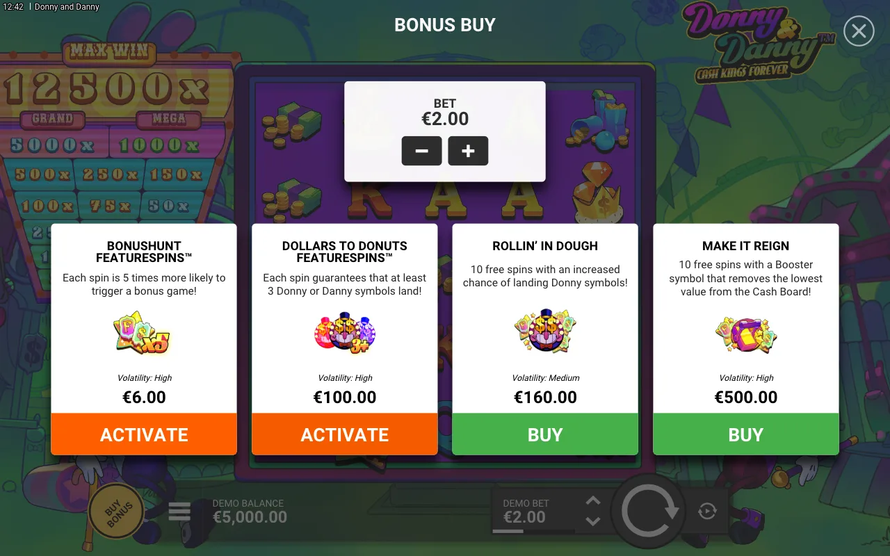 Buying the feature — Donny and Danny