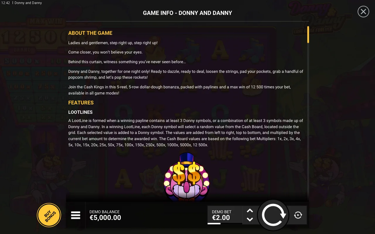 Game rules, page 1 — Donny and Danny
