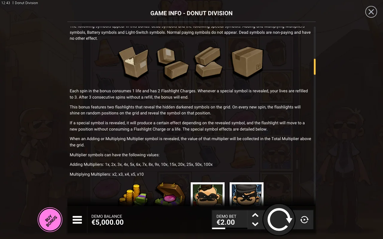 Game rules, page 3 — Donut Division