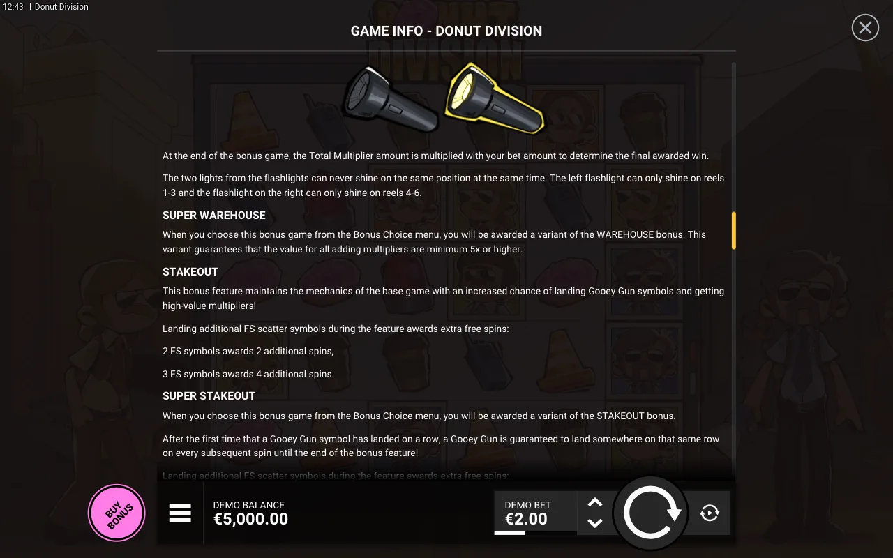 Game rules, page 5 — Donut Division
