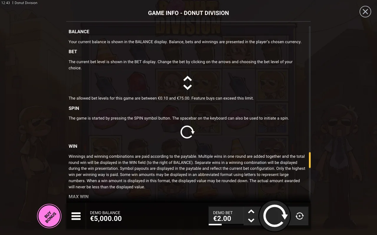 Game rules, page 9 — Donut Division