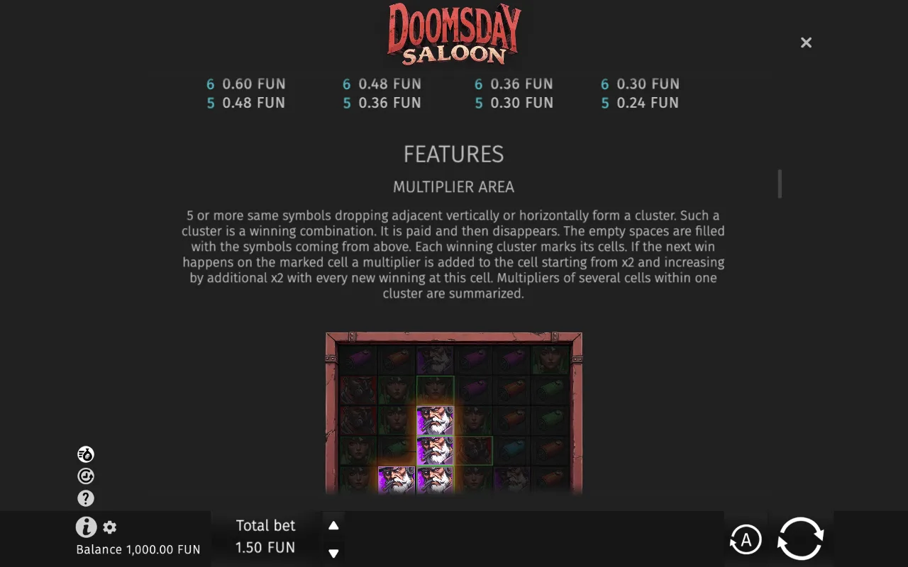 Features — Doomsday Saloon