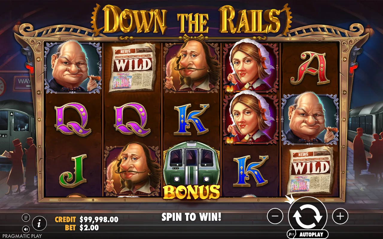 The base game — Down the Rails