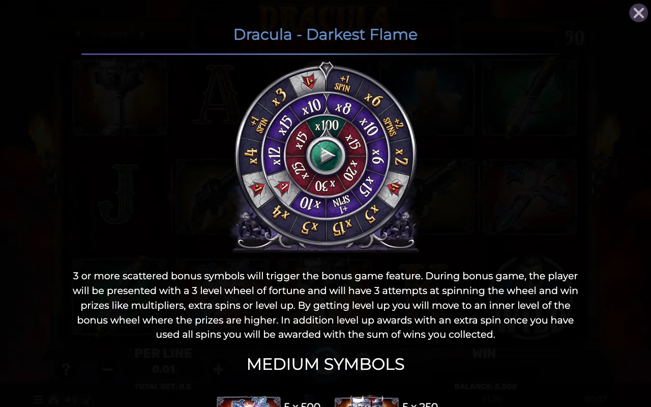 Game rules, page 4 — Dracula Darkest Flame