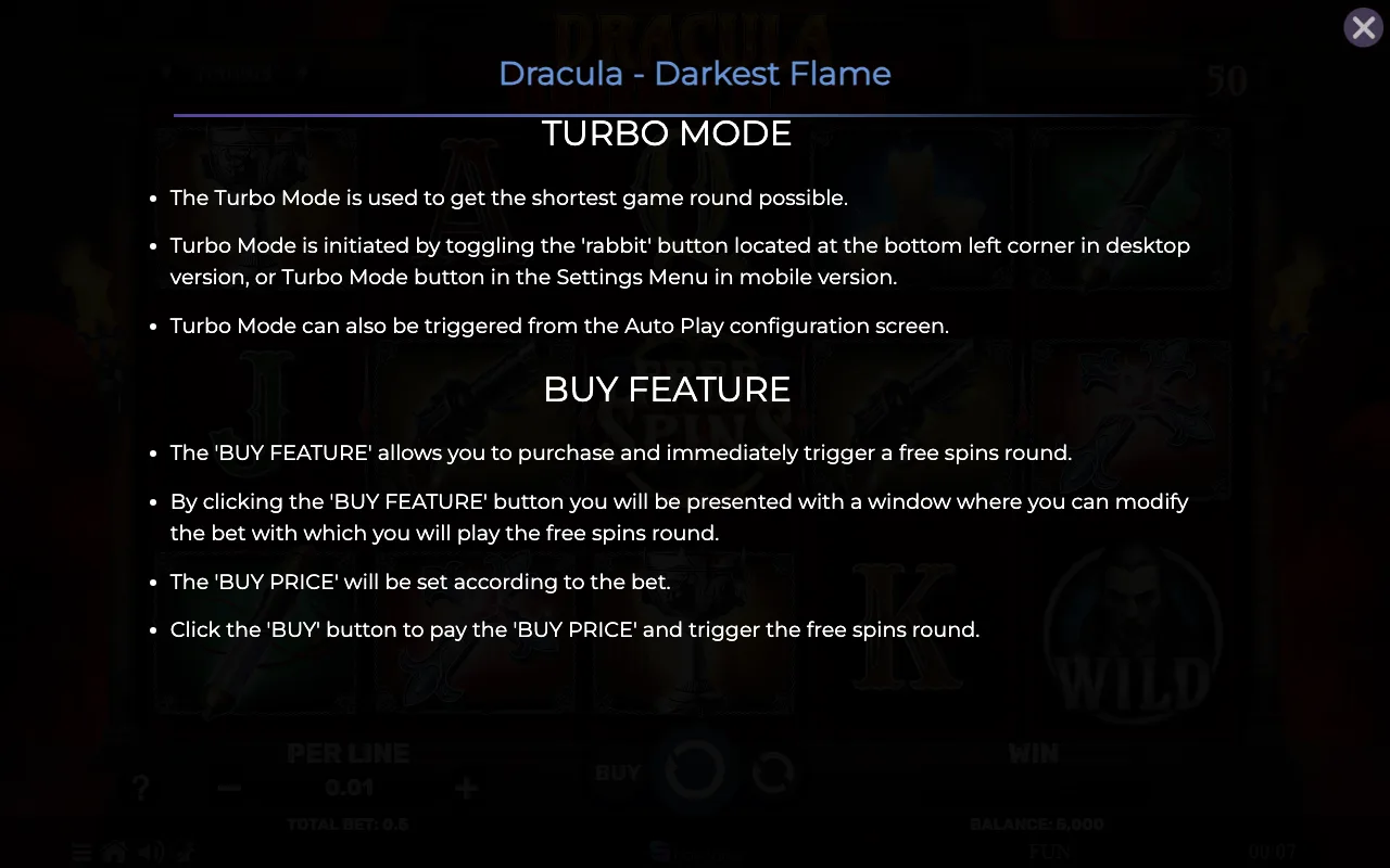 Game rules, page 8 — Dracula Darkest Flame