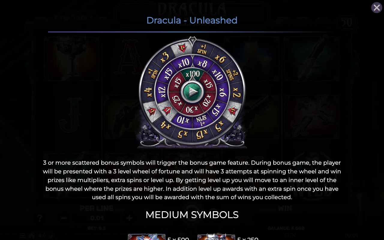 Game rules, page 4 — Dracula Unleashed