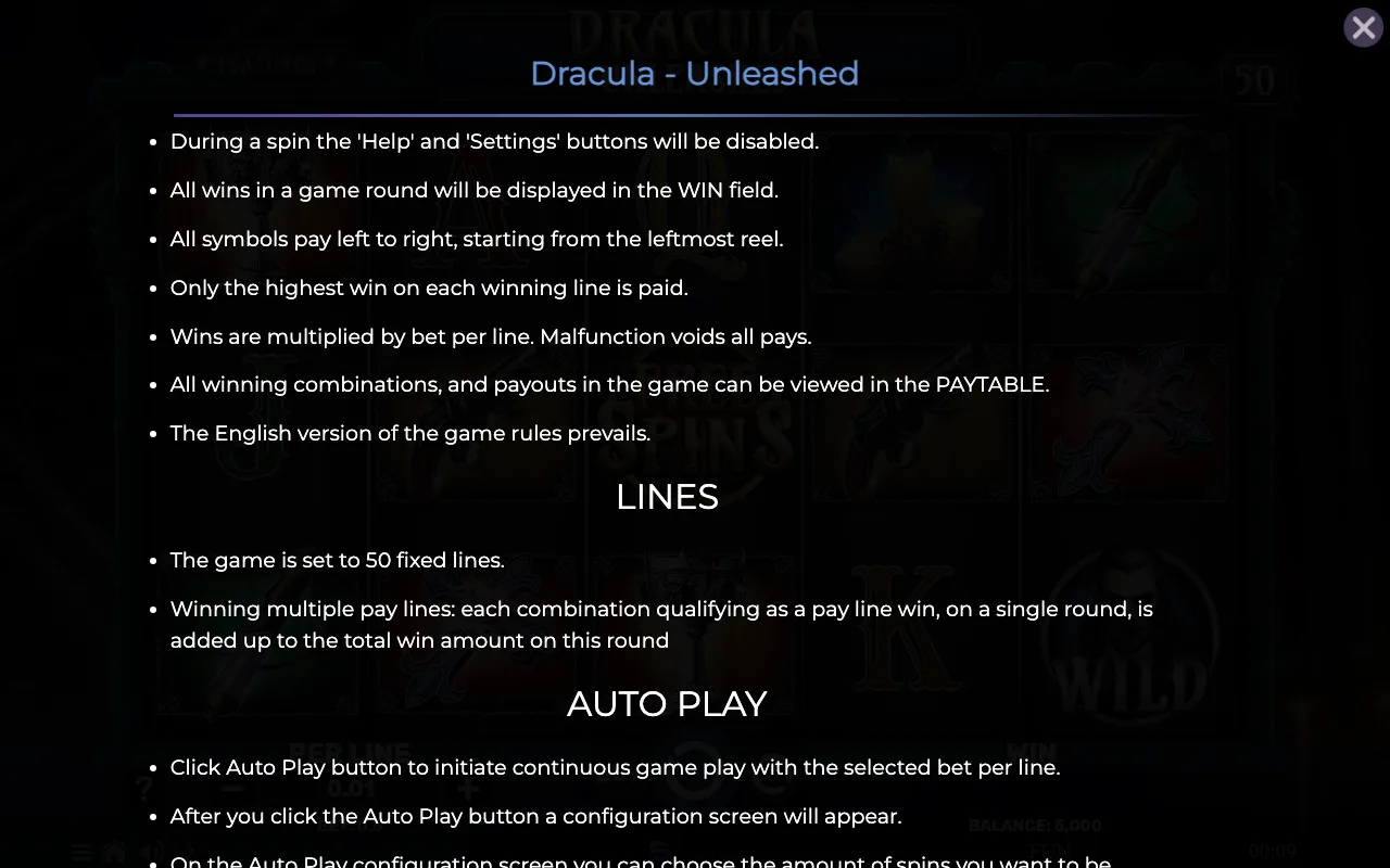 Game rules, page 7 — Dracula Unleashed