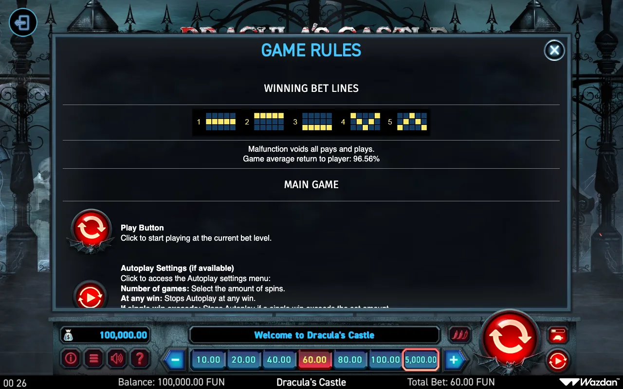 Game rules, page 4 — Draculas Castle