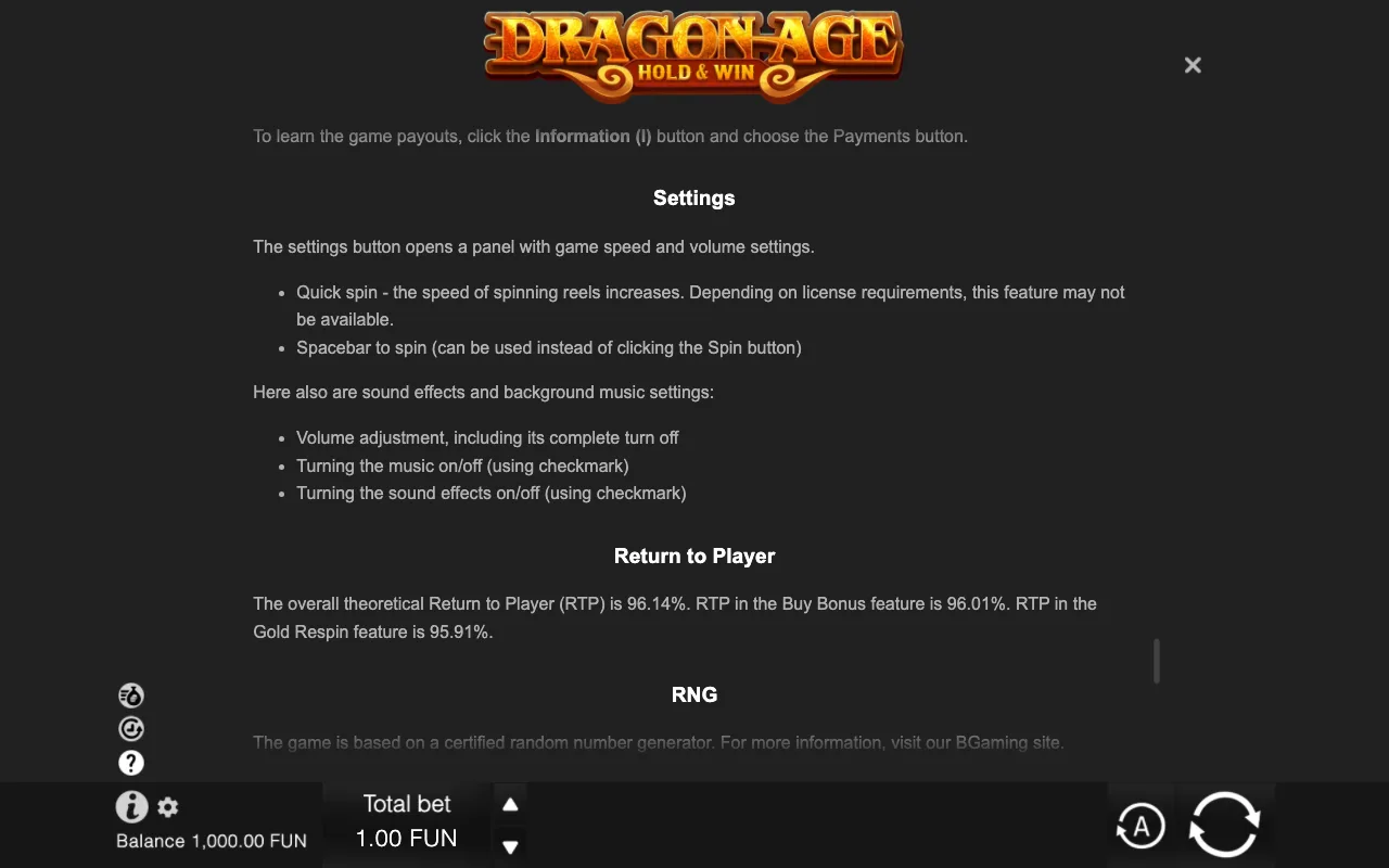 Game rules, page 10 — Dragon Age Hold Win