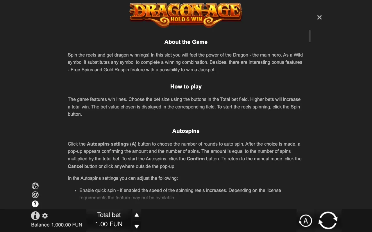 Game rules, page 6 — Dragon Age Hold Win