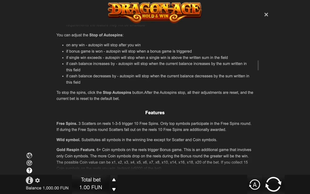 Game rules, page 7 — Dragon Age Hold Win